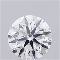 Lab Grown Diamond 1.53 Carats, Round with Ideal Cut, D Color, VS1 Clarity and Certified by IGI