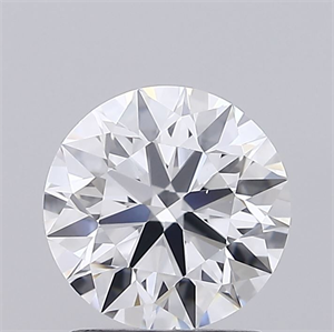 Picture of Lab Grown Diamond 1.53 Carats, Round with Ideal Cut, D Color, VS1 Clarity and Certified by IGI