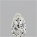Natural Diamond 0.50 Carats, Pear with  Cut, G Color, VS1 Clarity and Certified by GIA