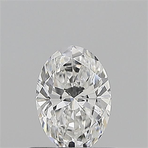 Picture of Natural Diamond 0.57 Carats, Oval with  Cut, E Color, IF Clarity and Certified by GIA