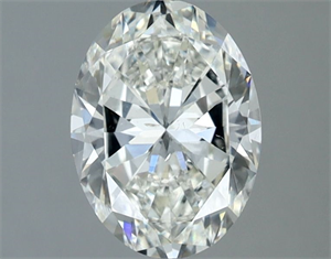 Foto Diamante Natural 1.31 quilates, Ovalado , Color H, claridad SI1 y certificado IGI de