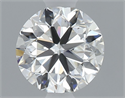 Natural Diamond 0.70 Carats, Round with Very Good Cut, F Color, VVS2 Clarity and Certified by IGI