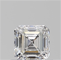 Natural Diamond 0.73 Carats, Asscher with  Cut, E Color, SI1 Clarity and Certified by GIA