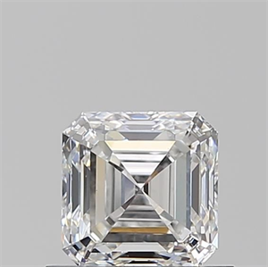 Picture of Natural Diamond 0.73 Carats, Asscher with  Cut, E Color, SI1 Clarity and Certified by GIA