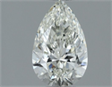 Natural Diamond 0.52 Carats, Pear with  Cut, H Color, VVS2 Clarity and Certified by IGI