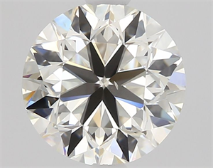 Picture of Natural Diamond 1.02 Carats, Round with Very Good Cut, K Color, SI1 Clarity and Certified by GIA