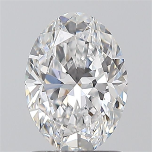 Picture of Natural Diamond 1.20 Carats, Oval with  Cut, D Color, VVS2 Clarity and Certified by GIA