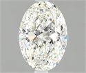 Diamante Natural 0.92 quilates, Ovalado , Color H, claridad IF y certificado IGI