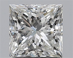Foto Diamante Natural 1.21 quilates, Princesa , Color H, claridad VS2 y certificado GIA de