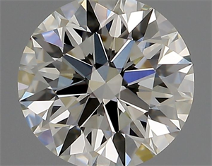 Picture of Natural Diamond 0.75 Carats, Round with Excellent Cut, J Color, VVS1 Clarity and Certified by GIA