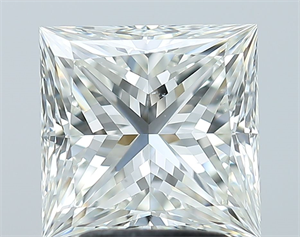 Picture of Natural Diamond 3.03 Carats, Princess with  Cut, I Color, VS2 Clarity and Certified by GIA
