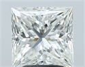 Natural Diamond 3.03 Carats, Princess with  Cut, I Color, VS2 Clarity and Certified by GIA