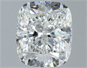 Natural Diamond 2.70 Carats, Cushion with  Cut, G Color, VS2 Clarity and Certified by GIA