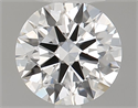 Diamante Natural 0.41 quilates, Redondo , Color G, claridad IF y certificado GIA