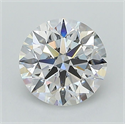 Lab Grown Diamond 1.32 Carats, Round with Ideal Cut, D Color, VS2 Clarity and Certified by IGI