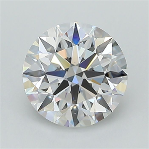 Picture of Lab Grown Diamond 1.32 Carats, Round with Ideal Cut, D Color, VS2 Clarity and Certified by IGI