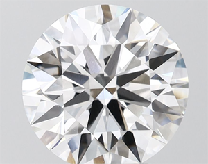 Picture of Lab Grown Diamond 4.04 Carats, Round with Ideal Cut, E Color, VS1 Clarity and Certified by IGI