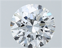 Natural Diamond 1.34 Carats, Round with Excellent Cut, E Color, VVS1 Clarity and Certified by GIA