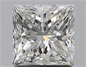 Natural Diamond 1.50 Carats, Princess with  Cut, I Color, VS2 Clarity and Certified by GIA