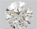 Natural Diamond 0.70 Carats, Round with Very Good Cut, H Color, VVS1 Clarity and Certified by IGI