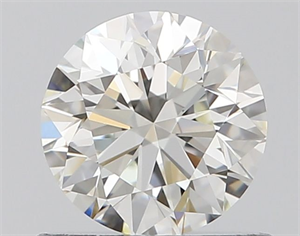 Picture of Natural Diamond 0.70 Carats, Round with Very Good Cut, H Color, VVS1 Clarity and Certified by IGI