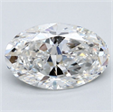 Diamante Natural 1.70 quilates, Ovalado , Color F, claridad VS1 y certificado GIA