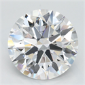 Lab Grown Diamond 4.16 Carats, Round with Excellent Cut, D Color, VVS1 Clarity and Certified by GIA