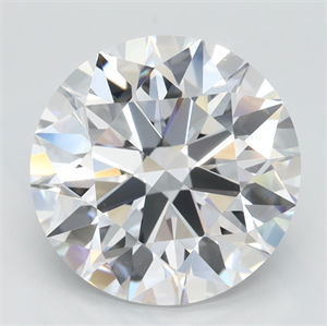 Picture of Lab Grown Diamond 4.16 Carats, Round with Excellent Cut, D Color, VVS1 Clarity and Certified by GIA