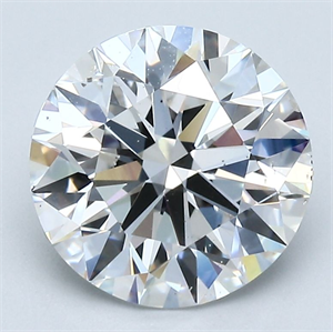 Picture of Natural Diamond 3.01 Carats, Round with Excellent Cut, E Color, SI1 Clarity and Certified by GIA