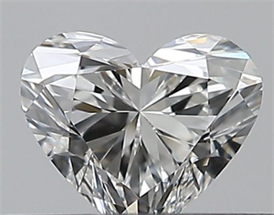 Picture of Natural Diamond 0.31 Carats, Heart with  Cut, F Color, VS1 Clarity and Certified by GIA