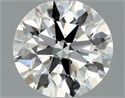 Natural Diamond 0.90 Carats, Round with Excellent Cut, H Color, VS1 Clarity and Certified by GIA