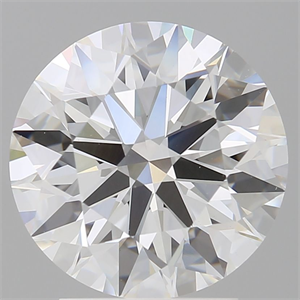 Picture of Lab Grown Diamond 3.09 Carats, Round with Ideal Cut, E Color, VVS2 Clarity and Certified by IGI