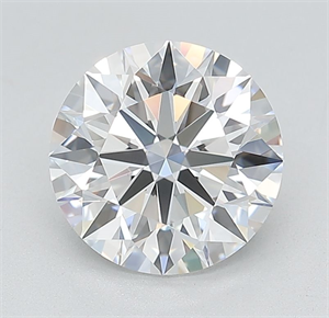 Picture of Lab Grown Diamond 2.29 Carats, Round with Ideal Cut, D Color, IF Clarity and Certified by IGI
