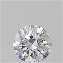 Diamante Natural 0.61 quilates, Redondo , Color E, claridad VVS1 y certificado GIA