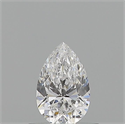 Natural Diamond 0.50 Carats, Pear with  Cut, D Color, VS1 Clarity and Certified by GIA