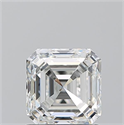 Natural Diamond 1.21 Carats, Asscher with  Cut, G Color, VS1 Clarity and Certified by GIA