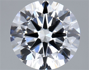 Picture of Lab Grown Diamond 2.40 Carats, Round with Excellent Cut, D Color, VS1 Clarity and Certified by IGI