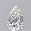 Natural Diamond 0.70 Carats, Pear with  Cut, H Color, SI1 Clarity and Certified by GIA