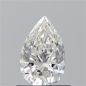 Picture of Natural Diamond 0.70 Carats, Pear with  Cut, H Color, SI1 Clarity and Certified by GIA