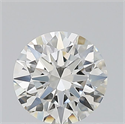 Natural Diamond 0.80 Carats, Round with Excellent Cut, G Color, IF Clarity and Certified by HRD