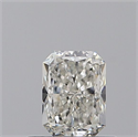 Natural Diamond 0.70 Carats, Radiant with  Cut, I Color, SI1 Clarity and Certified by GIA