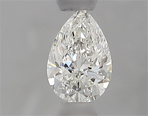 Picture of Natural Diamond 0.40 Carats, Pear with  Cut, H Color, VS2 Clarity and Certified by GIA