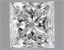 Natural Diamond 1.01 Carats, Princess with  Cut, J Color, VVS2 Clarity and Certified by GIA