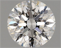 Natural Diamond 0.73 Carats, Round with Excellent Cut, F Color, SI1 Clarity and Certified by GIA