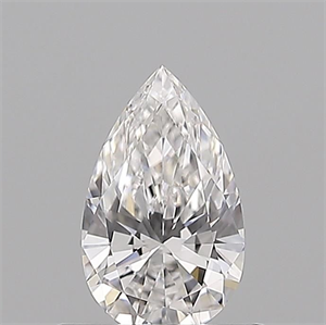 Picture of Natural Diamond 0.50 Carats, Pear with  Cut, D Color, VS2 Clarity and Certified by GIA