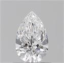Diamante Natural 0.70 quilates, De pera , Color D, claridad VVS1 y certificado GIA