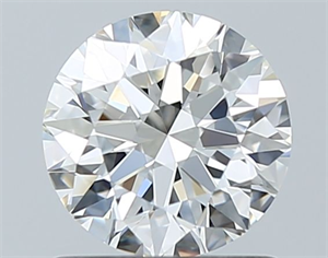 Picture of Natural Diamond 0.90 Carats, Round with Excellent Cut, I Color, VVS2 Clarity and Certified by GIA