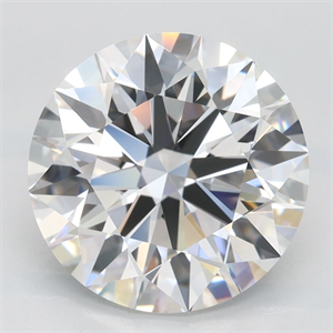 Picture of Lab Grown Diamond 3.41 Carats, Round with Excellent Cut, D Color, VVS1 Clarity and Certified by GIA