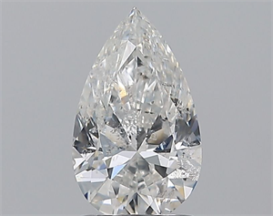 Picture of Natural Diamond 1.20 Carats, Pear with  Cut, E Color, SI2 Clarity and Certified by IGI