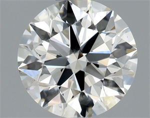 Foto Diamante Natural 0.85 quilates, Redondo , Color I, claridad SI1 y certificado GIA de